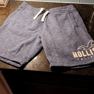 Hollister embroidered fleece shorts
